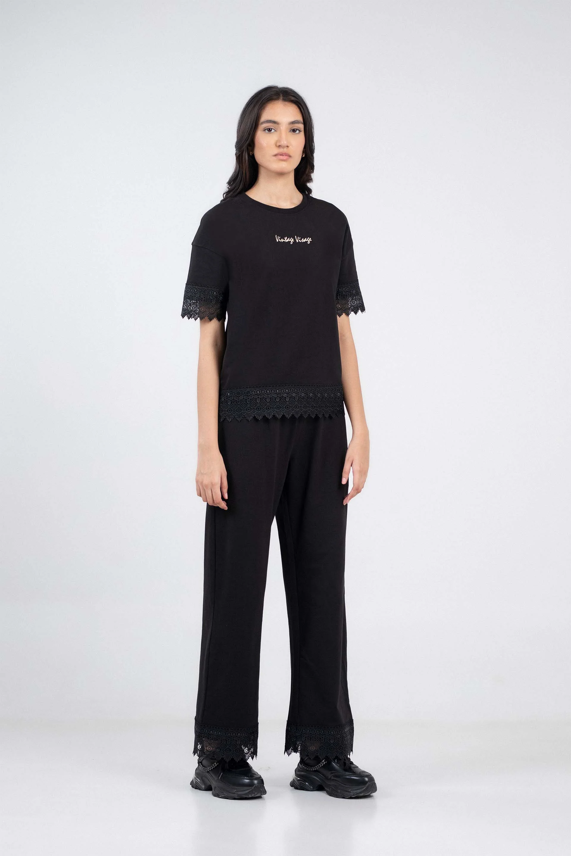 Embroidered Lace Tee - Image 4