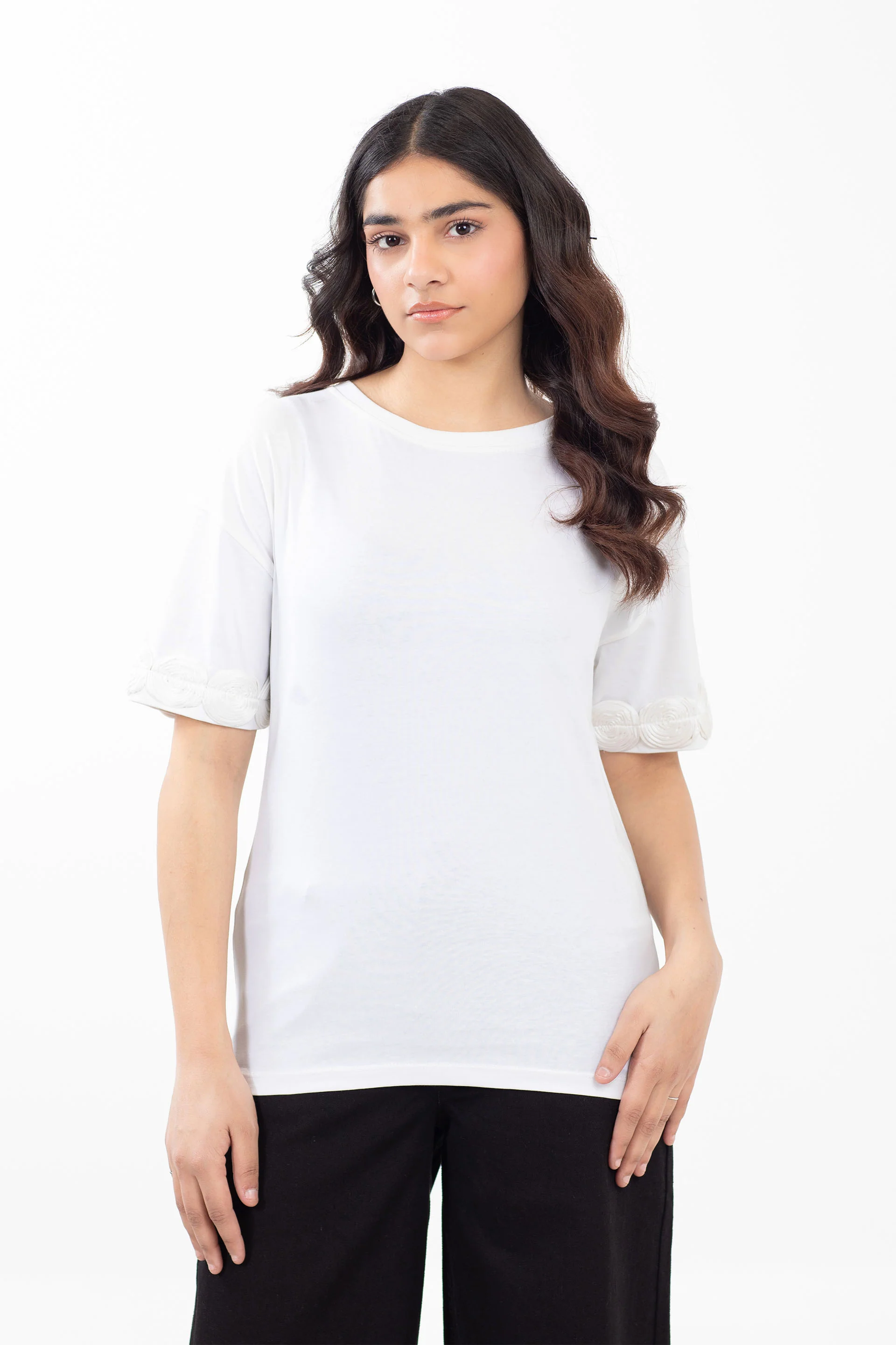 3-D floral Tee - Image 2