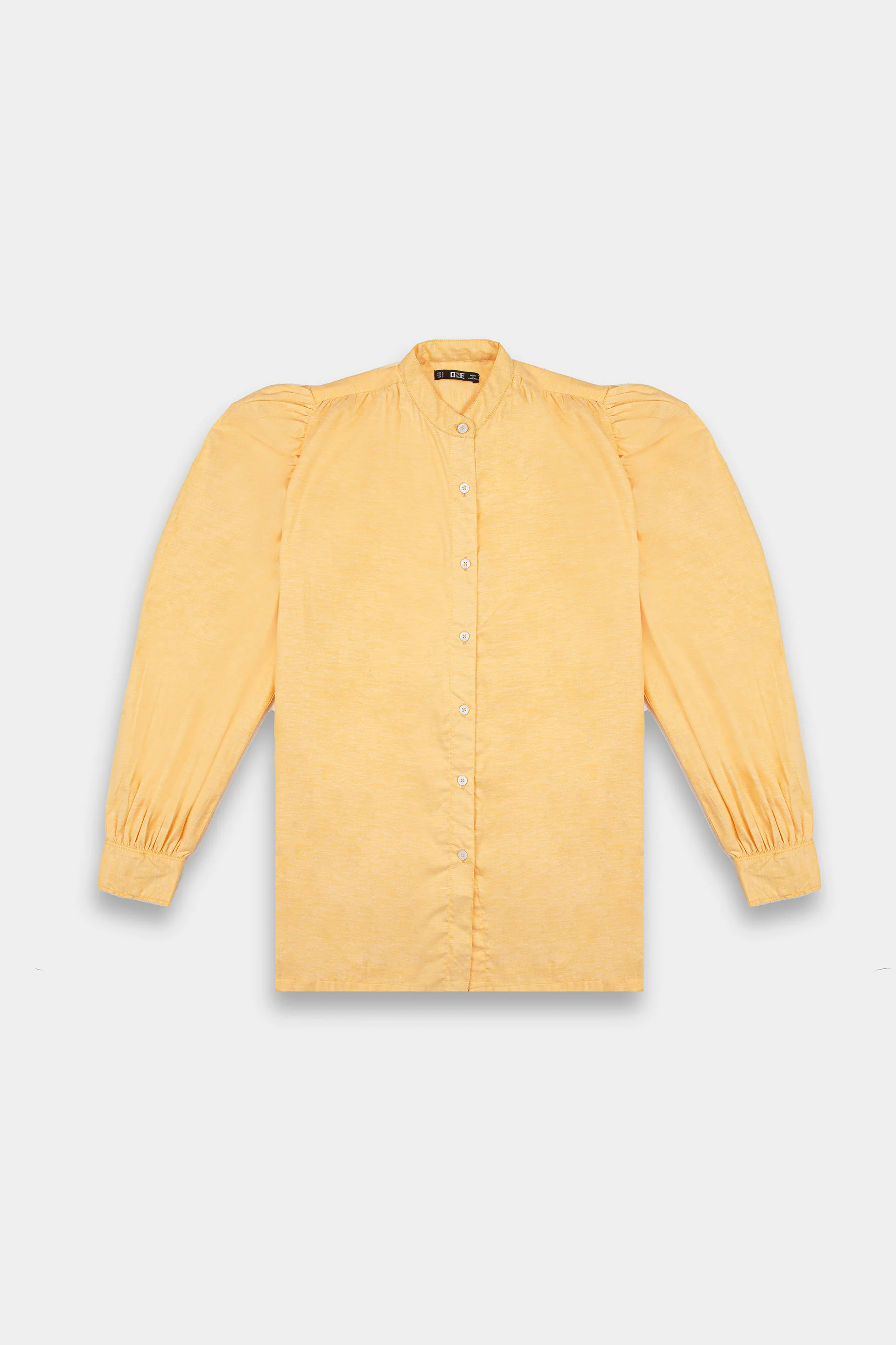 Button Down Shirt Orange - Image 3