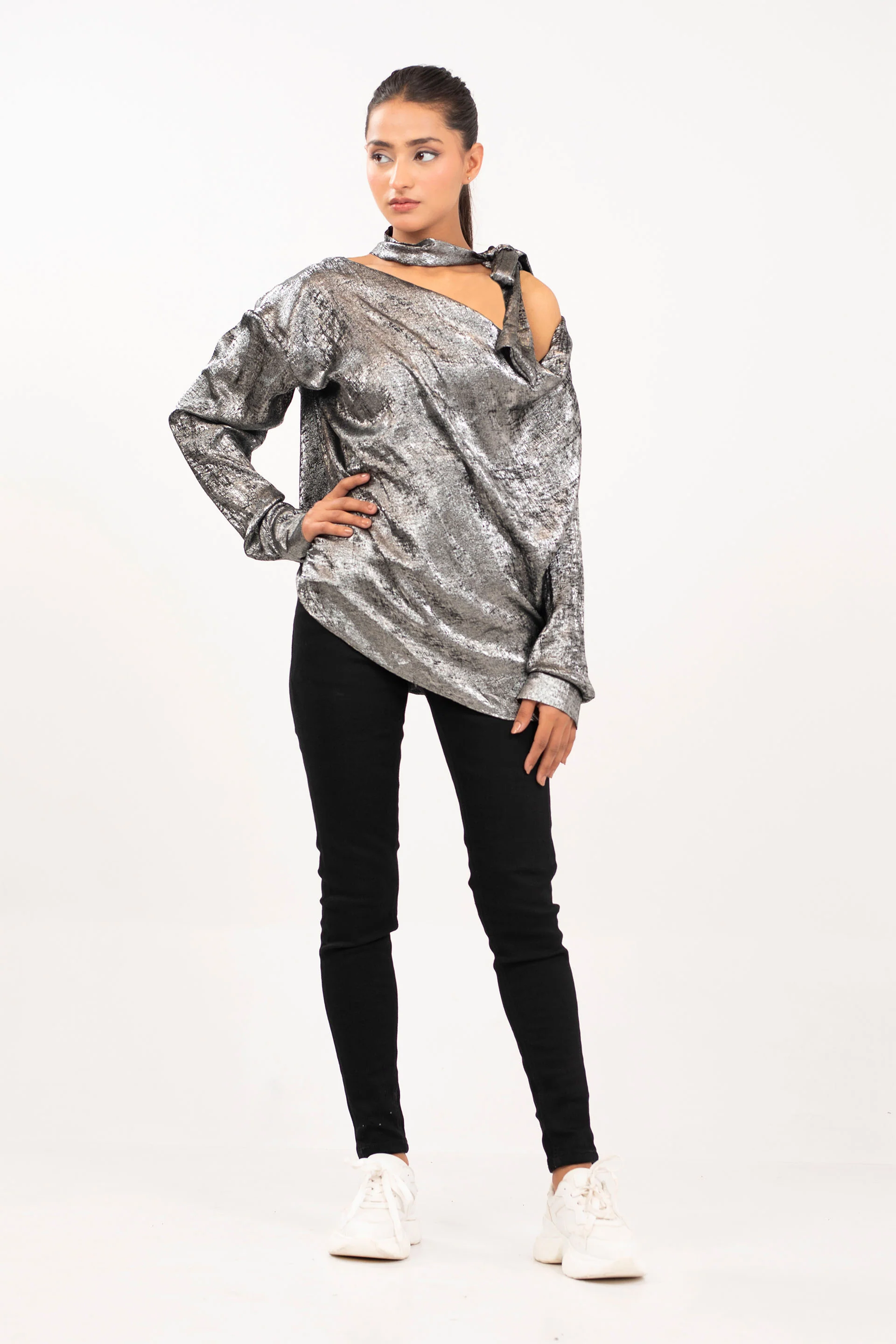 Cowl Neck Top - Image 3