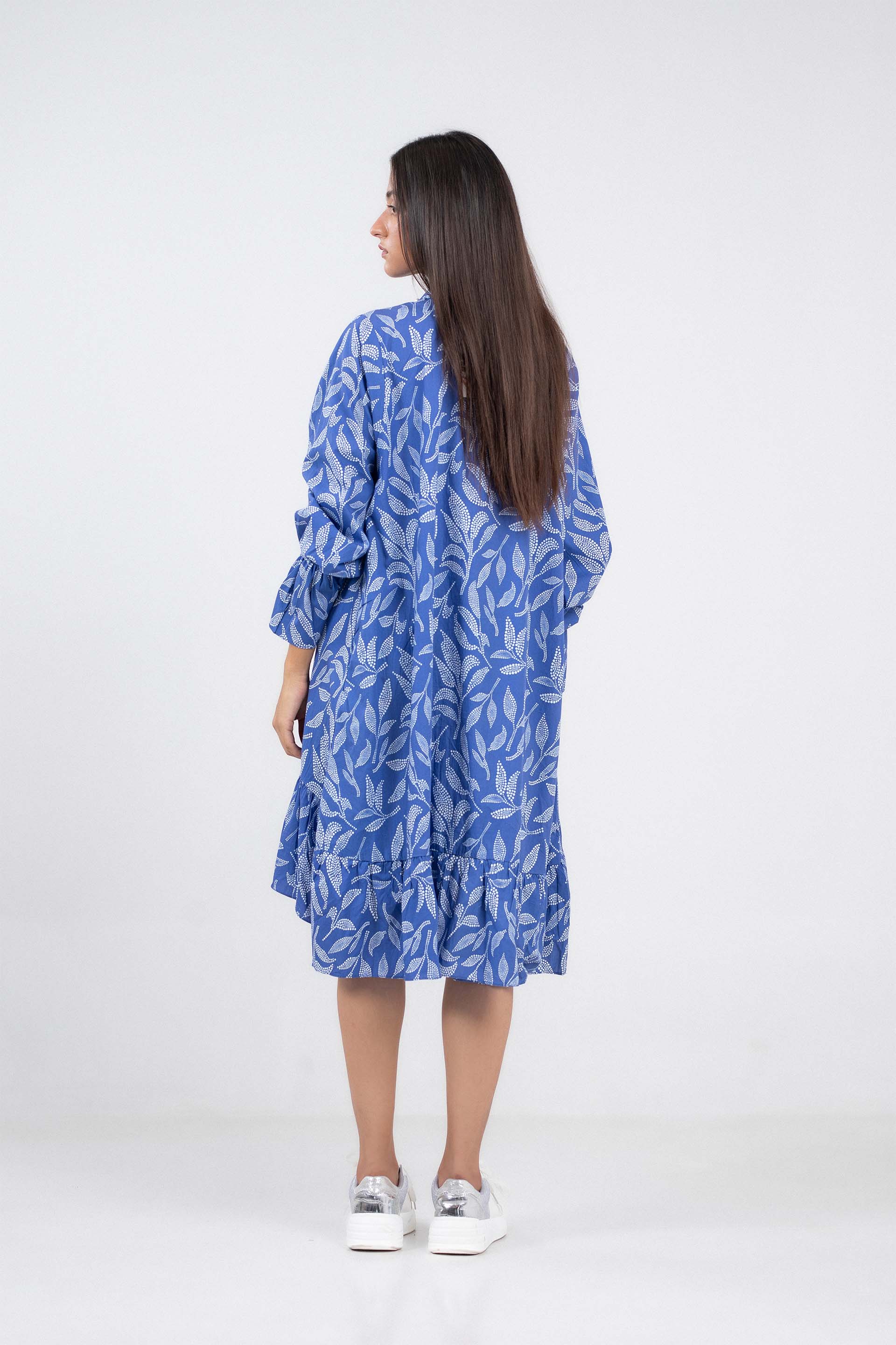 Frilled Flare Dress - Image 5