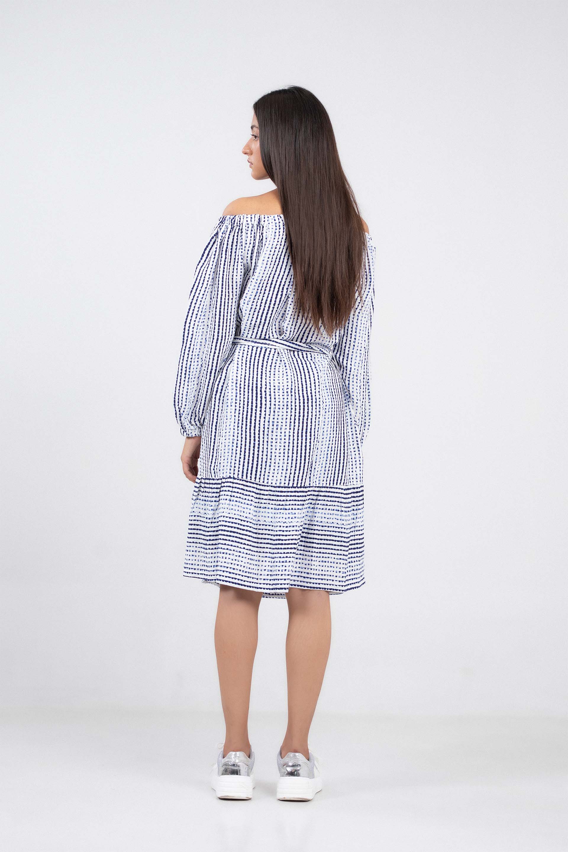 Printed Long Dress - Image 4
