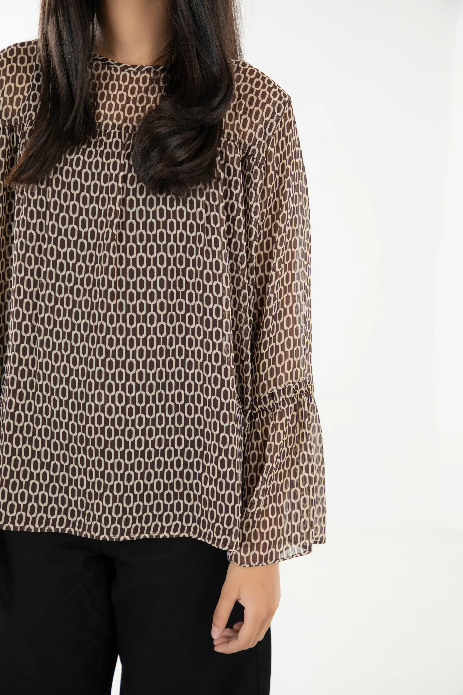 Gathered Frill Top - Image 2