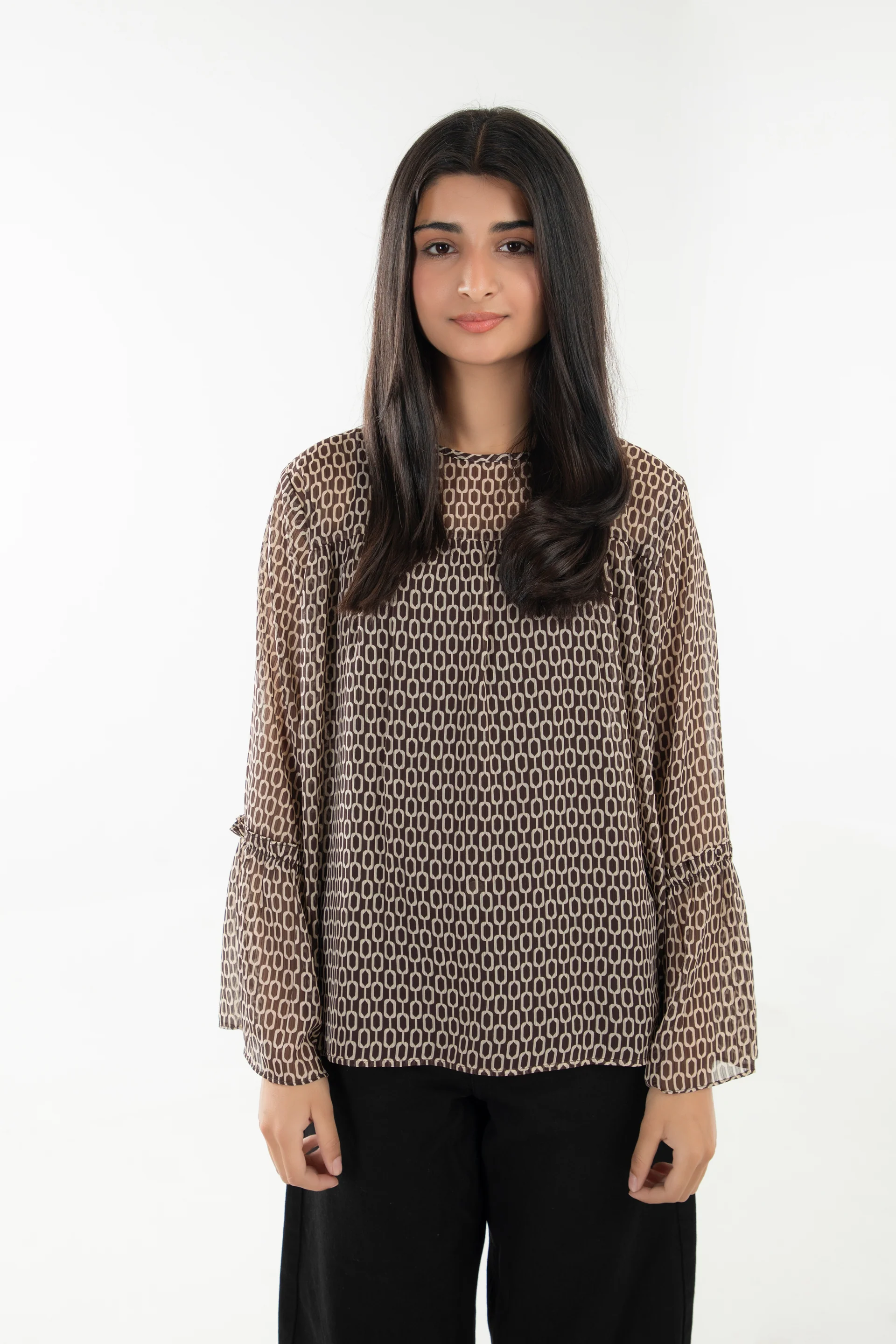 Gathered Frill Top - Image 3